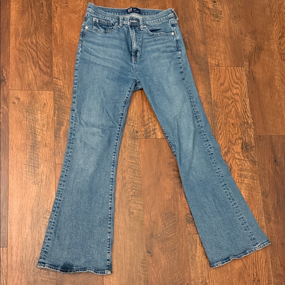 GAP Women's Classic Blue Flare Jeans